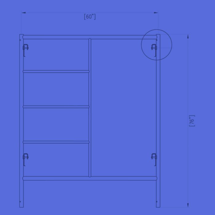 Mason Style Scaffolding Frames