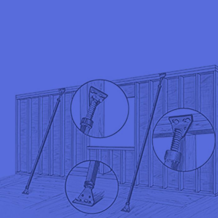 Adjustable Wall Braces